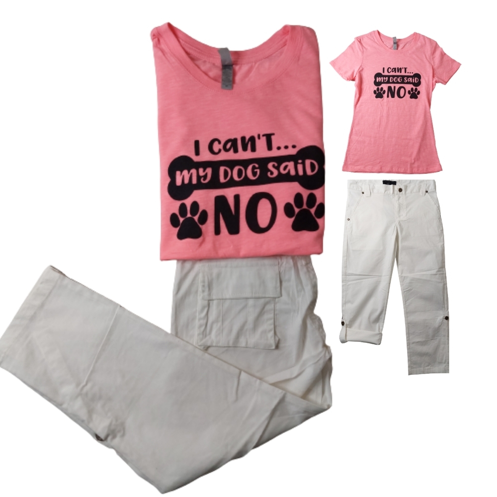 New BUNDLE (SET OF 2) | Women | T shirt | Size M 👕 & | Pant |👖 Size M 6